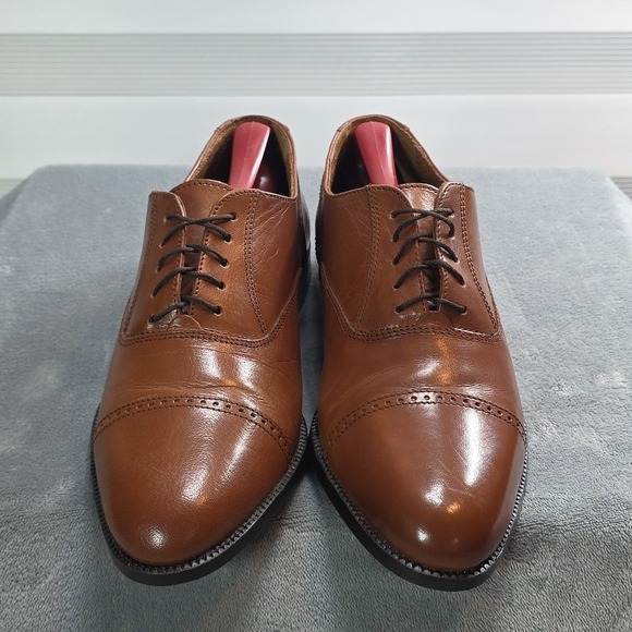 s-l400.jpg Vintage Giorgio‎ Brutini CAPTOE LEATHER OXFORD DRESS SHOES W/ BROGUE...